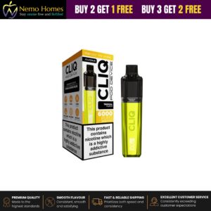 Buy Avomi Cliq 6000 Puffs Prefilled Vape Kit - Tropical Punch Starter Kit - Free UK Next Day Delivery (no minimum spend)