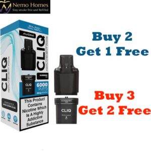 Buy Avomi Cliq Prefilled Vape Pod Replacement - Free UK Next Day Delivery (no minimum spend)