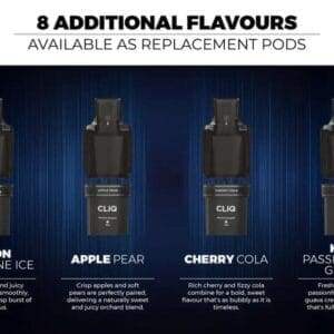 Buy Avomi Cliq Prefilled Vape Pod Replacement - Free UK Next Day Delivery (no minimum spend)