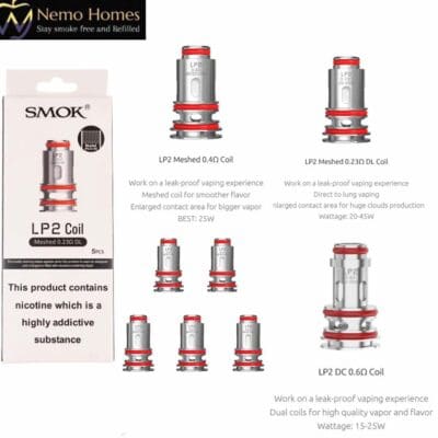 Buy Smok LP2 Coils Replacement - Free UK Next Day Delivery (no minimum spend)