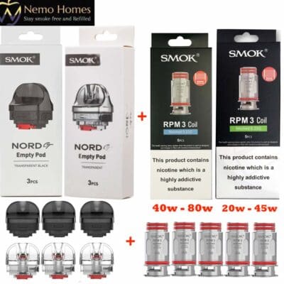 Buy Smok Nord GT Pods and Coils (Copy) - Free UK Next Day Delivery (no minimum spend)