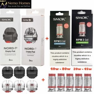 Buy Smok Nord GT Pods and Coils (Copy)  - Free UK Next Day Delivery (no minimum spend)