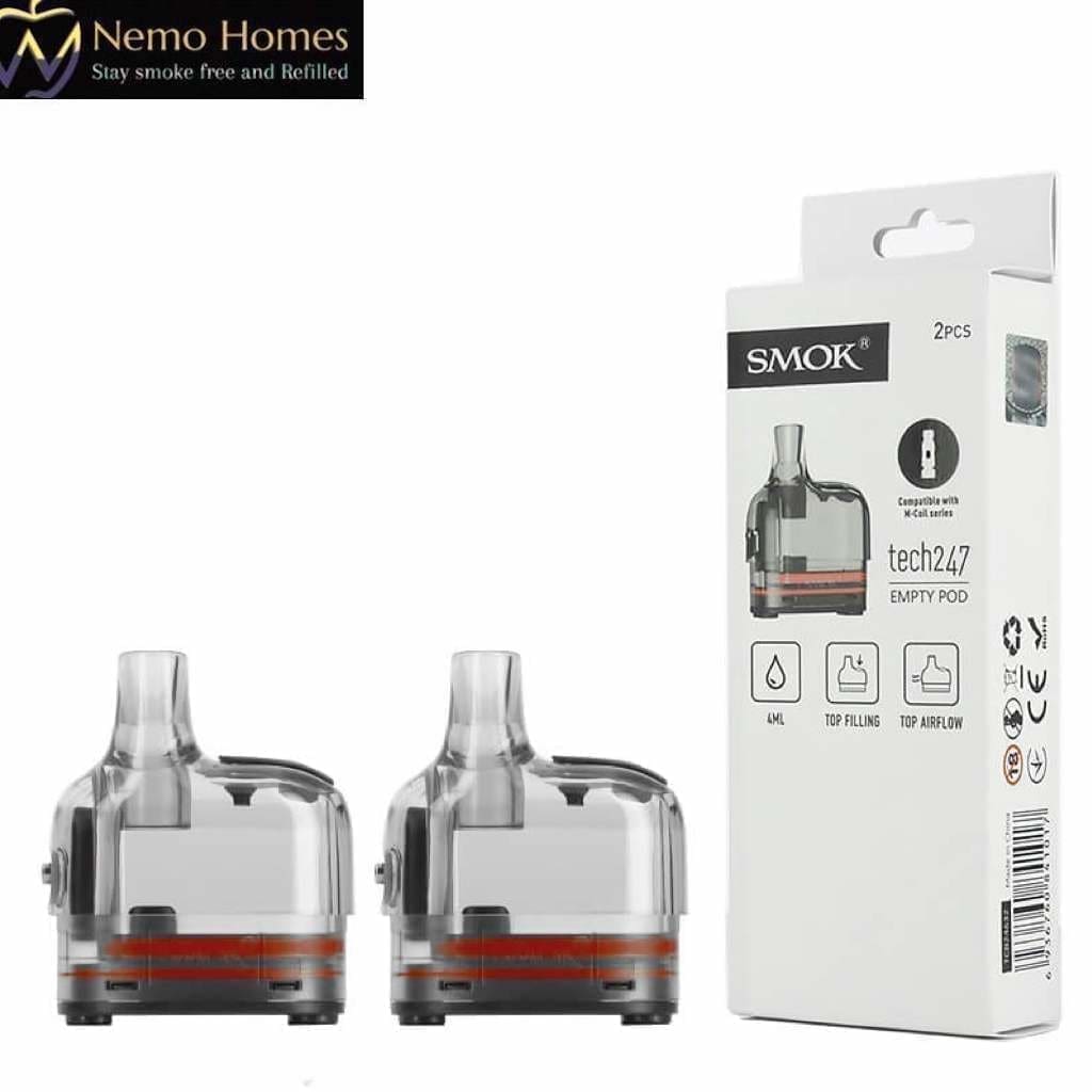 Buy Smok Tech247 Pods and Coils - Tech 247 - Free UK Next Day Delivery (no minimum spend)