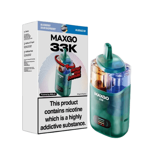 RELX Combo MAXGO 33K + 12K Pod | 19.99 + Free P&P - Nemo Homes