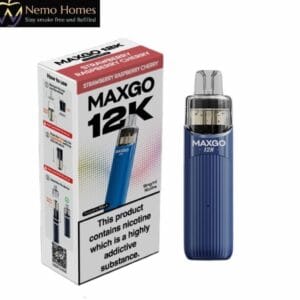 Buy Relx MaxGo 12K Vape Kit and Pods - Blue Strawberry Raspberry Cherry 12K Kit - Free UK Next Day Delivery (no minimum spend)