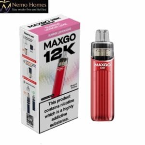 Buy Relx MaxGo 12K Vape Kit and Pods - Red Sunrise Lemon Lime 12K Kit - Free UK Next Day Delivery (no minimum spend)