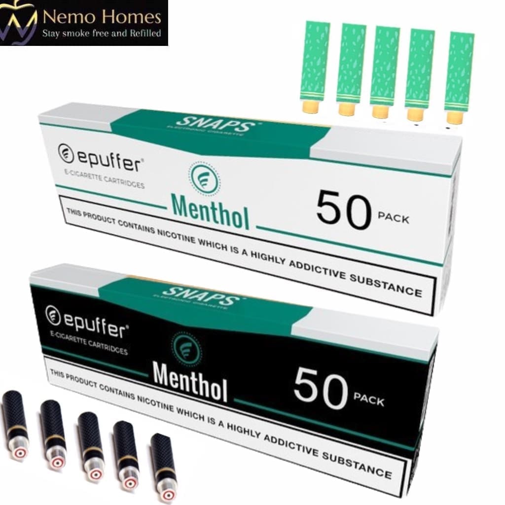 Buy Epuffer Snaps Magnetic Cartridge Cartomizer Refills - Free UK Next Day Delivery (no minimum spend)