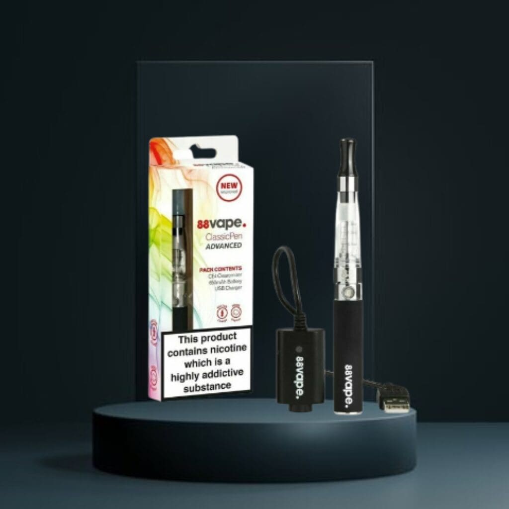 88 vape classic pen advanced 88Vape CE4 Classic Pen Kit: Compact, Refillable Vape