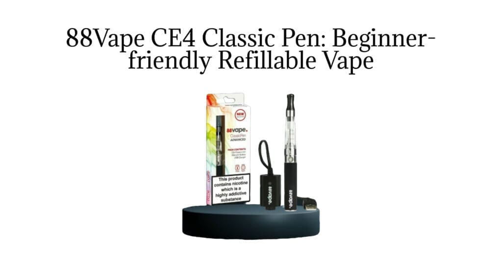 Buy The Ultimate Guide to the 88Vape CE4 Classic Advanced Kit - Everything You Need To Know 88Vape - Free UK Next Day Delivery (no minimum spend)