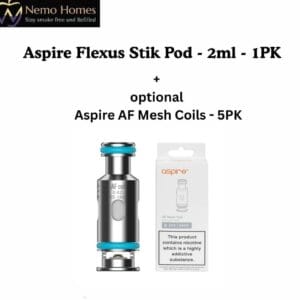 Buy Aspire Flexus Stik Pod + Optional Coils - Free UK Next Day Delivery (no minimum spend)