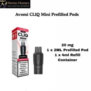 Buy Avomi CLIQ Mini Prefilled Pods - Free UK Next Day Delivery (no minimum spend)