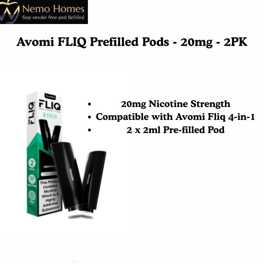 Buy Avomi FLIQ Pod Refill - Prefilled - Free UK Next Day Delivery (no minimum spend)