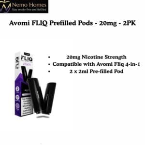 Buy Avomi FLIQ Pod Refill - Prefilled - Free UK Next Day Delivery (no minimum spend)