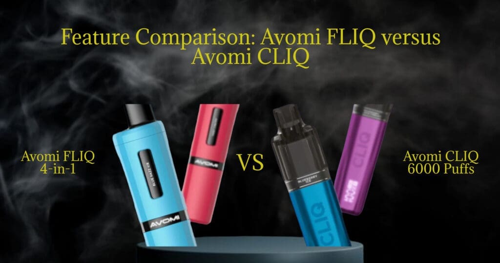 Buy The Ultimate Guide to Avomi Pods: FLIQ 4-in-1 vs CLIQ 6000 Puffs - Everything You Need to Know 4-in-1 pod kit - Free UK Next Day Delivery (no minimum spend)