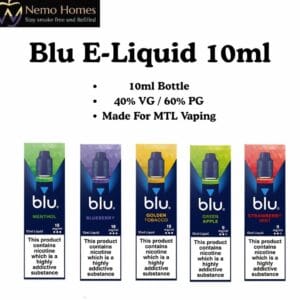 Buy Blu E-Liquid 10ml | myBlu E liquid - Free UK Next Day Delivery (no minimum spend)