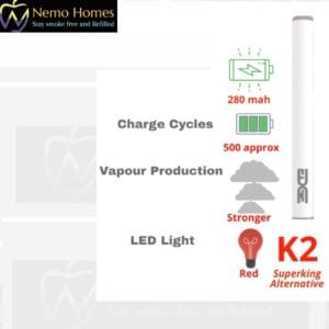 Buy Ok Vape Battery | Ten Motives Cross Compatible | 10 Motives - Free UK Next Day Delivery (no minimum spend)