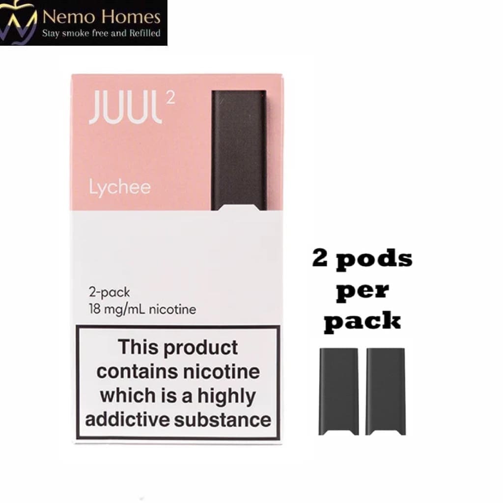 Buy JUUL 2 Lychee 18mg Pod - Free UK Next Day Delivery (no minimum spend)