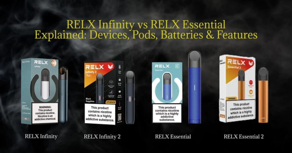 Buy The Ultimate Guide to the RELX Infinity 1 & 2 vs. Essential 1 & 2: Everything You Need to Know & Which Device is Right For You? Infinity vs Essential - Free UK Next Day Delivery (no minimum spend)