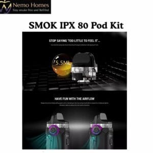 Buy SMOK IPX 80 Pod Kit - Free UK Next Day Delivery (no minimum spend)