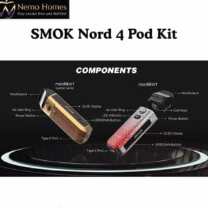 Buy SMOK Nord 4 Pod Kit - Free UK Next Day Delivery (no minimum spend)