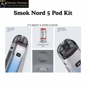 Buy SMOK Nord 5 Pod Kit - Free UK Next Day Delivery (no minimum spend)
