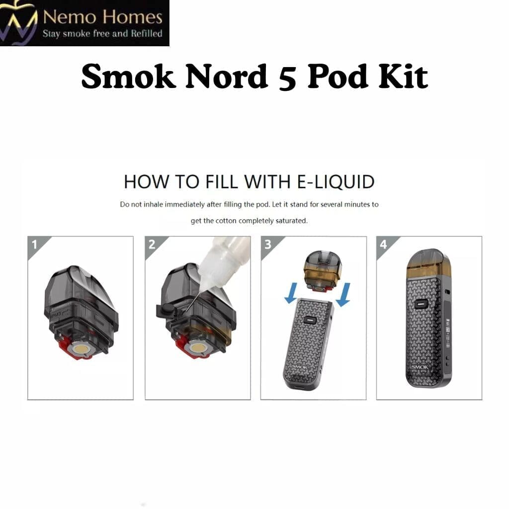 Buy SMOK Nord 5 Pod Kit - Free UK Next Day Delivery (no minimum spend)