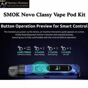 Buy SMOK Novo Classy Pod Kit - Free UK Next Day Delivery (no minimum spend)