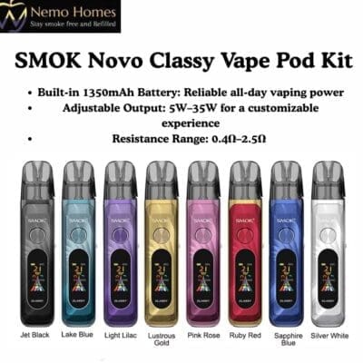 Buy SMOK Novo Classy Pod Kit  - Free UK Next Day Delivery (no minimum spend)