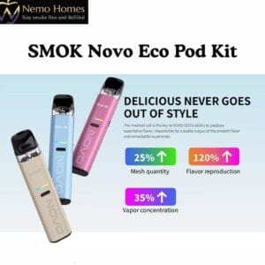 Buy SMOK Novo Eco Pod Kit - Free UK Next Day Delivery (no minimum spend)