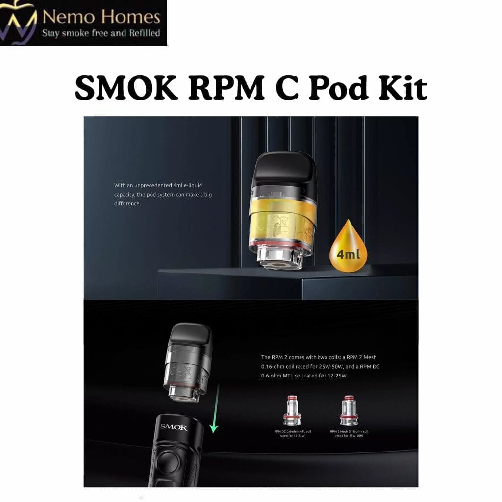 Buy SMOK RPM C Pod Kit - Free UK Next Day Delivery (no minimum spend)