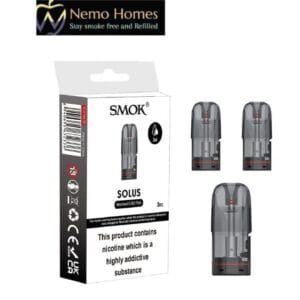 Buy SMOK Solus Replacement Pods - Free UK Next Day Delivery (no minimum spend)