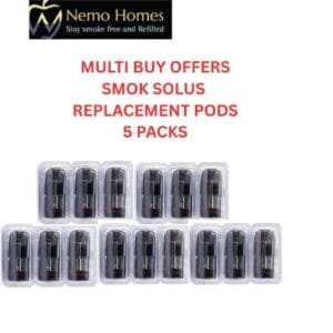 Buy SMOK Solus Replacement Pods - Free UK Next Day Delivery (no minimum spend)