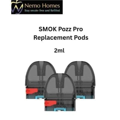 Buy SMOK Pozz Pro Replacement Pods - Free UK Next Day Delivery (no minimum spend)