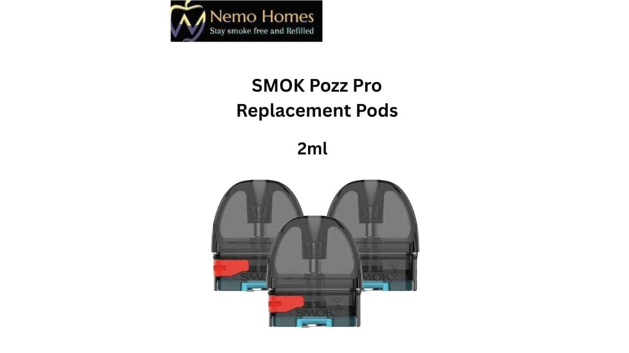 Buy SMOK Pozz Pro Replacement Pods - Free UK Next Day Delivery (no minimum spend)