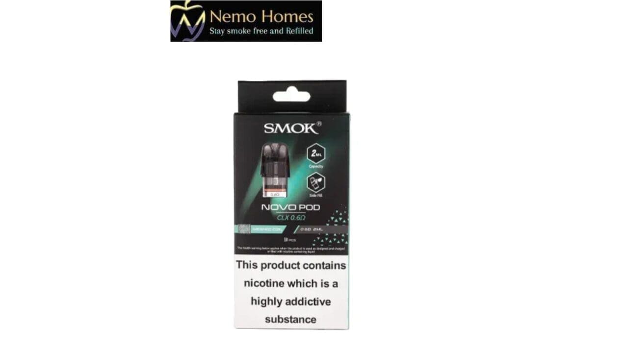 Buy SMOK Novo CLX Replacement Pods - Free UK Next Day Delivery (no minimum spend)