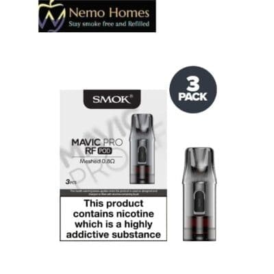 Buy SMOK Mavic Pro RF Replacement Pods – 3 PK - Free UK Next Day Delivery (no minimum spend)