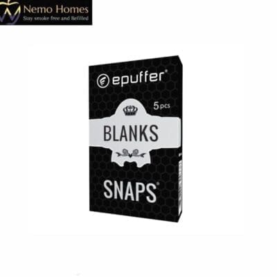 Buy ePuffer SNAPS Blank Cartridges Refills | Customise Flavour by ePuffer - Black - Free UK Next Day Delivery (no minimum spend)
