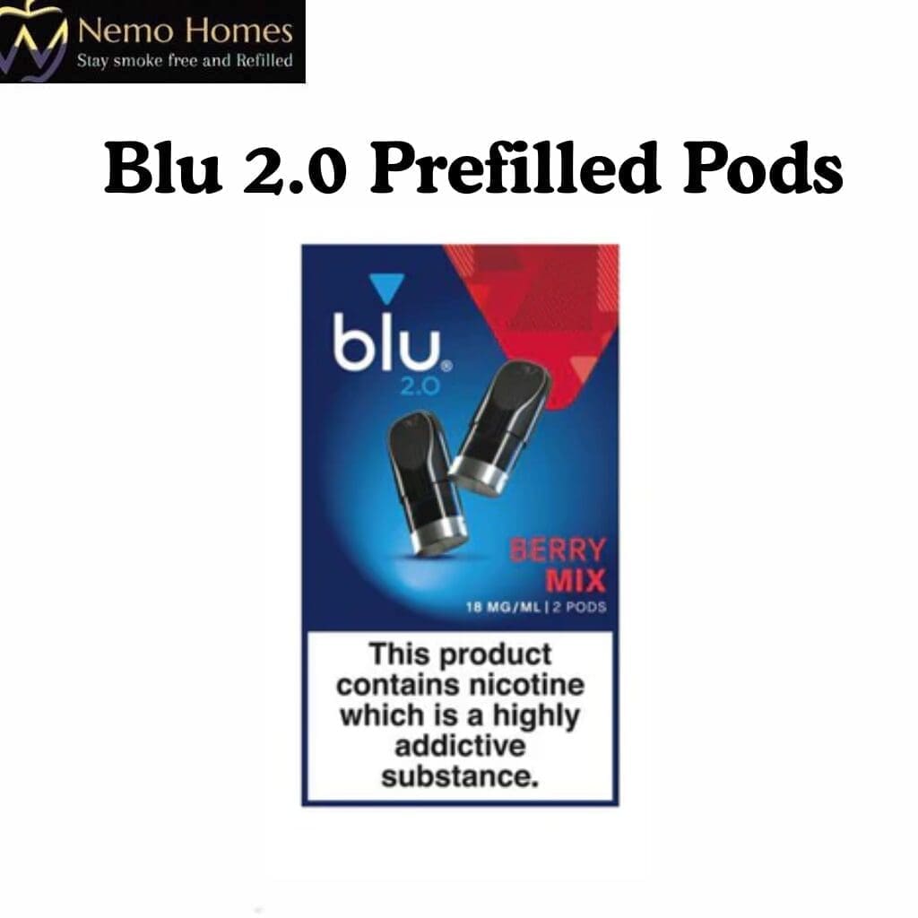Buy Blu 2.0 Pods - myBlu Prefilled Vape Pods | 9mg | 18mg - Free UK Next Day Delivery (no minimum spend)