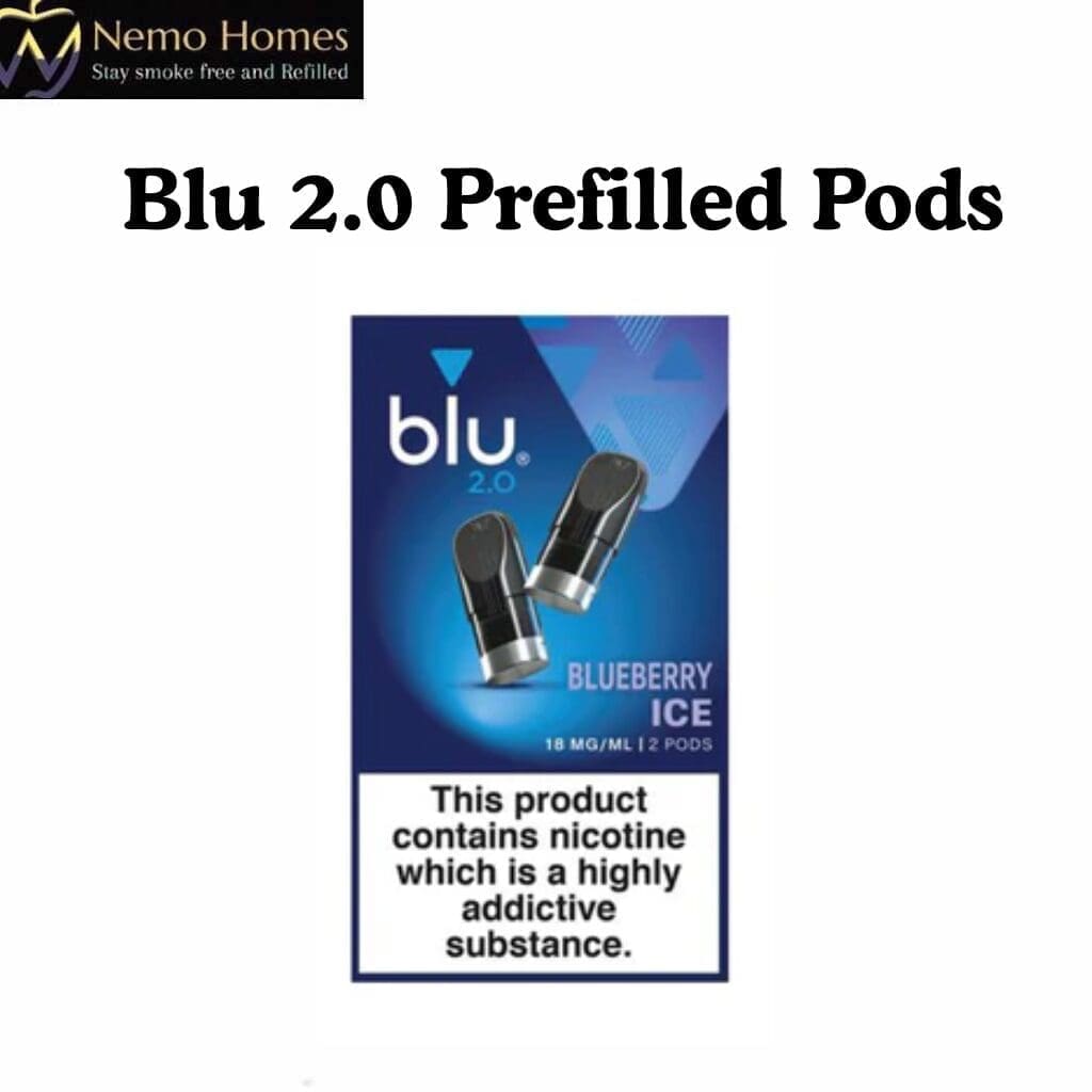 Buy Blu 2.0 Pods - myBlu Prefilled Vape Pods | 9mg | 18mg - Free UK Next Day Delivery (no minimum spend)