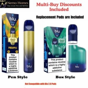 Buy Blu Bar Vape Device | Blu Bar Box Kit - Free UK Next Day Delivery (no minimum spend)