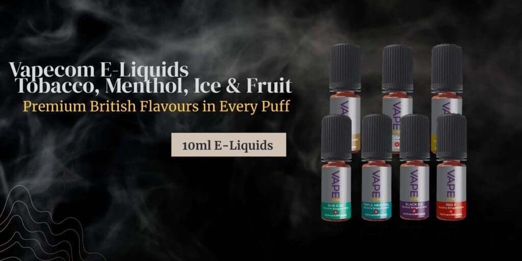 Buy Vapecom E-Liquids Complete Guide: Choosing the Right Flavour 30 70 PG VG vape juice - Free UK Next Day Delivery (no minimum spend)