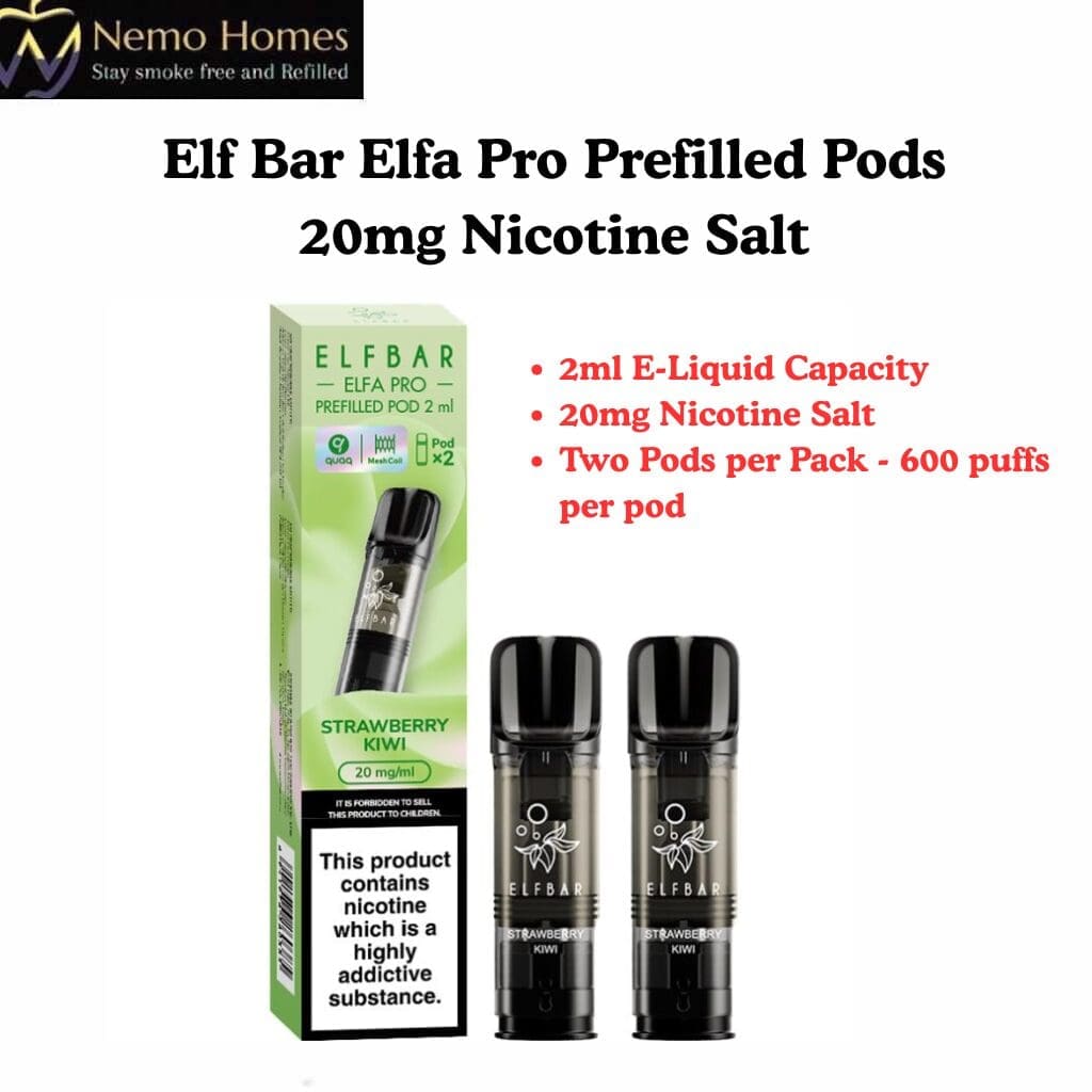 Elf Bar Prefilled Pods | Elfa Pro | 2.99 each + Multi-Buy - Nemo Homes