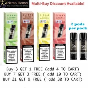 Buy Elf Bar Prefilled Pods | Elfa Pro - Free UK Next Day Delivery (no minimum spend)