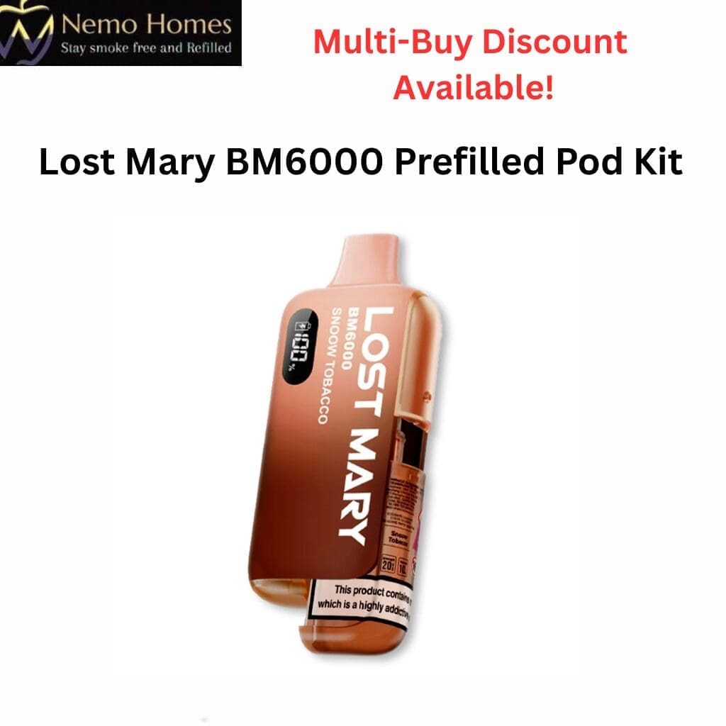 Buy Lost Mary BM6000 Pod Kit and Refill Pack - 20mg - Free UK Next Day Delivery (no minimum spend)