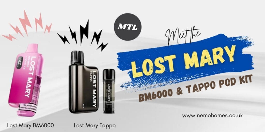 Buy Lost Mary BM6000 vs Lost Mary Tappo Pod Kit Ultimate Guide – Which One Is Right for You? 20mg nic salt vape - Free UK Next Day Delivery (no minimum spend)