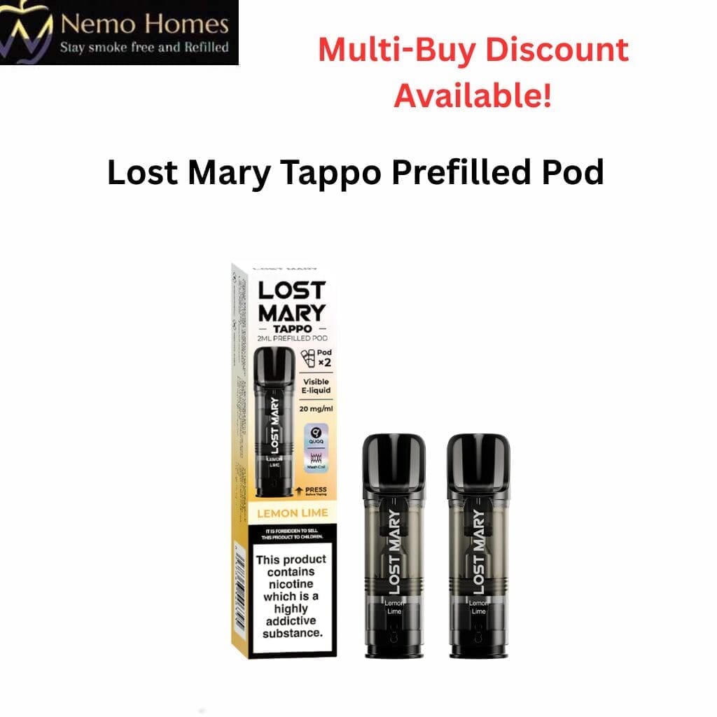 Buy Lost Mary Tappo Prefilled Pod - Free UK Next Day Delivery (no minimum spend)