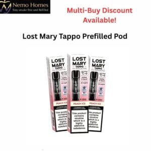 Buy Lost Mary Tappo Prefilled Pod - Free UK Next Day Delivery (no minimum spend)