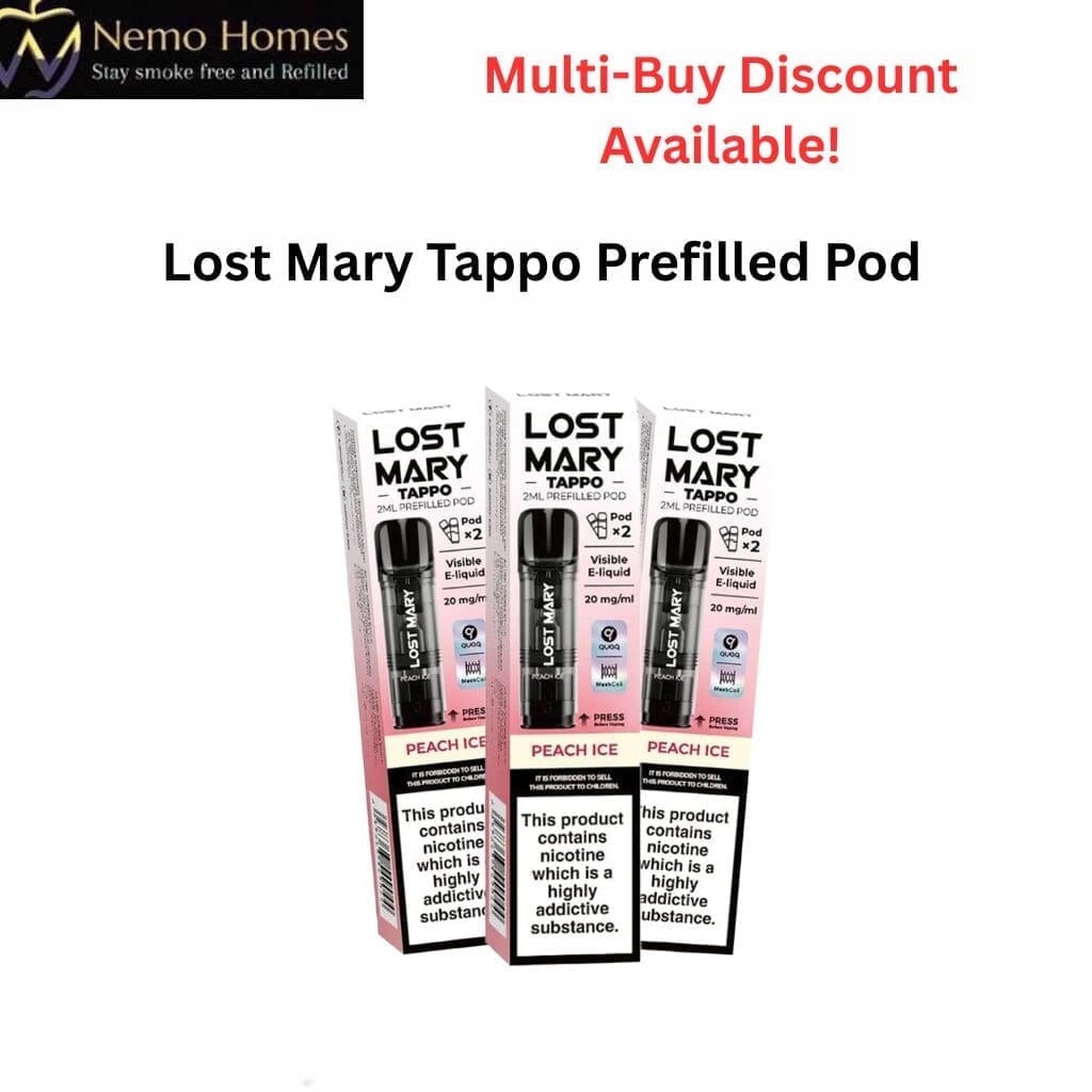 Buy Lost Mary Tappo Prefilled Pod - Free UK Next Day Delivery (no minimum spend)