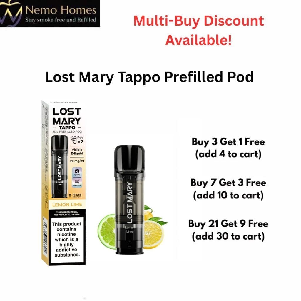 Buy Lost Mary Tappo Prefilled Pod - Free UK Next Day Delivery (no minimum spend)