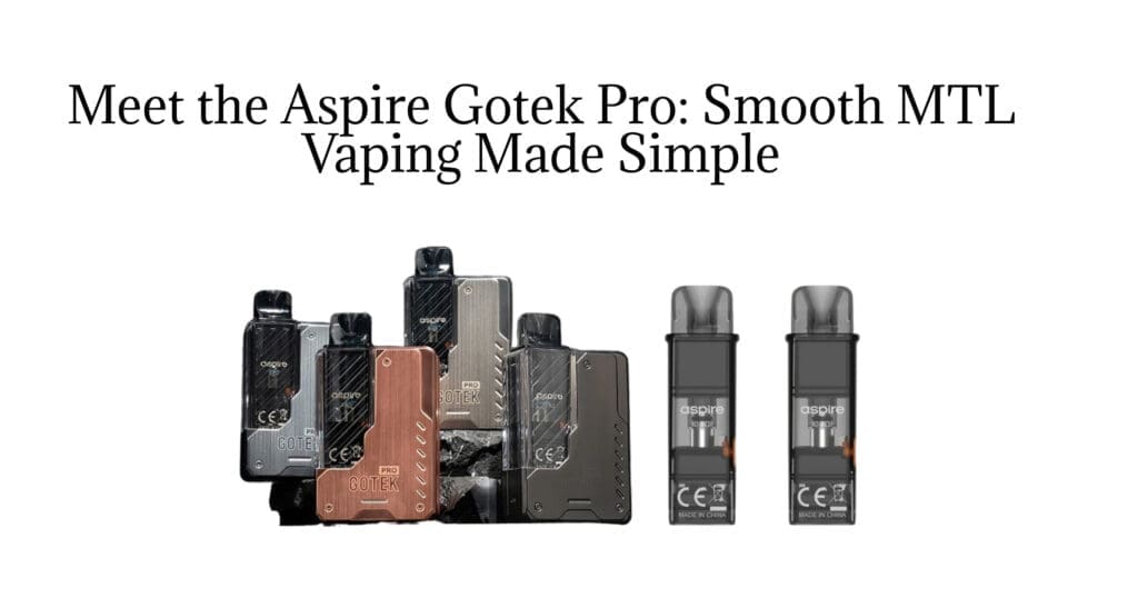 Buy The Ultimate Guide to Aspire Gotek Pro Kit and Pods 0.6 ohm mesh pod - Free UK Next Day Delivery (no minimum spend)